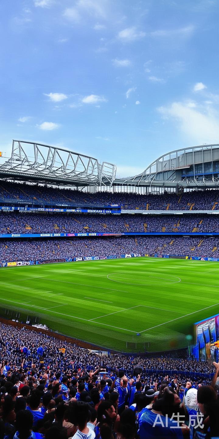 切尔西足球俱乐部作为英超豪门之一，其商业价值和全球